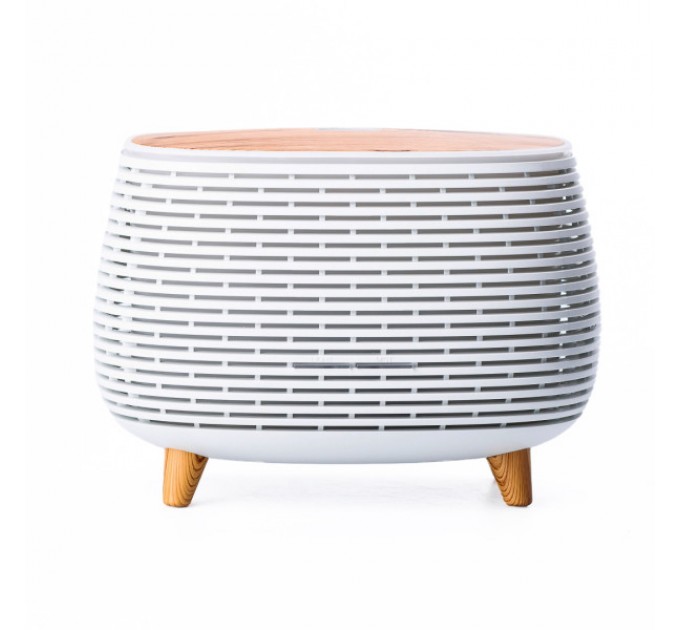 Увлажнитель воздуха аромадифузор с подсветкой 400 мл, белый