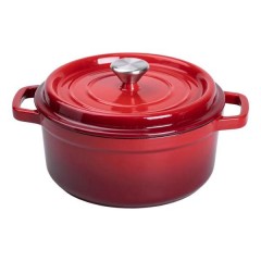 Кокотница чугунная с эмалированным покрытием 3 л.