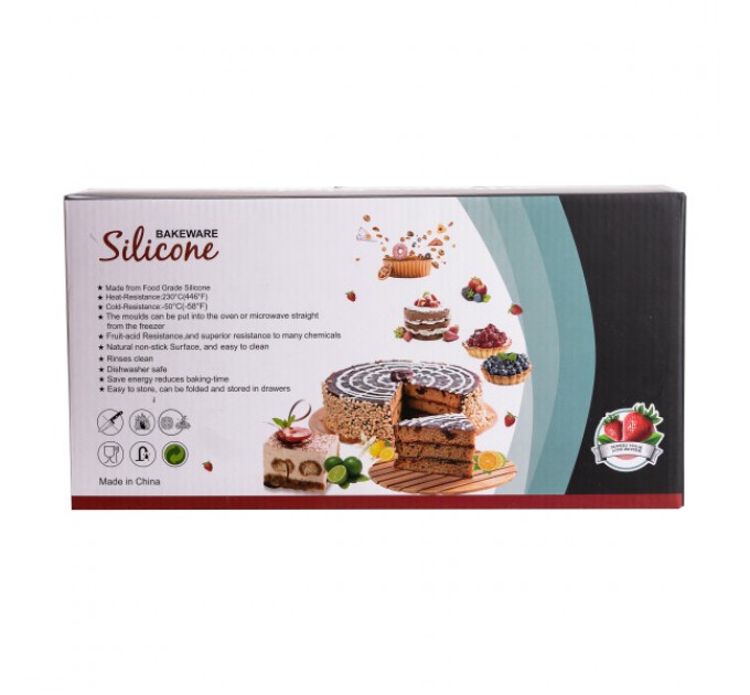 Набір для випічки 8 предметів силіконові форми та аксесуари