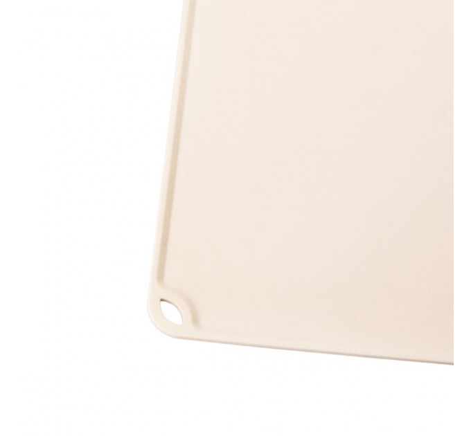 Набір кондитера 3 в 1 килимок силіконовий/шпатель/качалка для тіста, бежевий