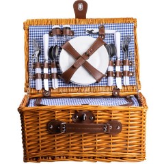 Кошик для пікніка на 4 персони 42*28*20 см із термосумкою