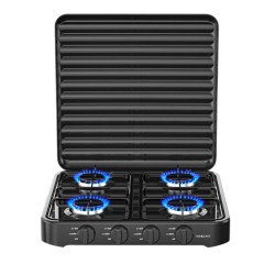 Настільна газова плита SOKANY SK-6004 чотириконфоркова для балонного газу