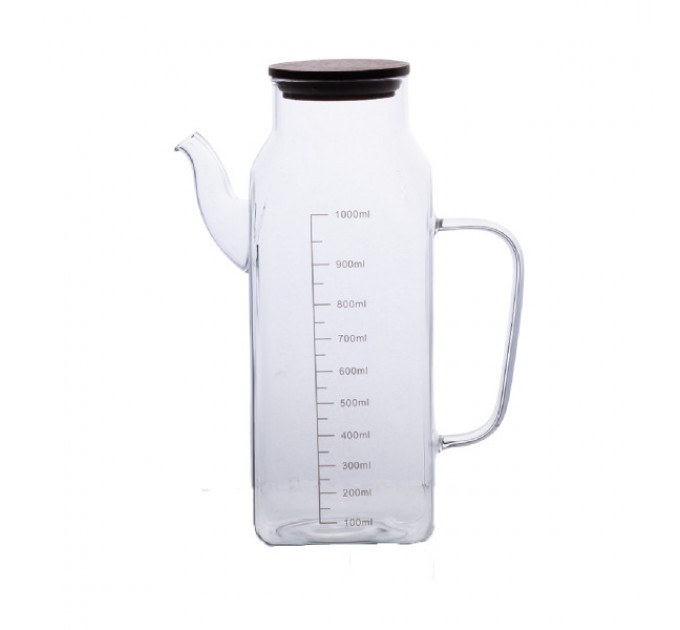 Емкость для масла и уксуса из боросиликатного стекла 1 л