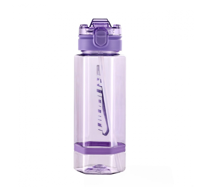 Пляшка для води Running 760 мл з ремінцем, фіолетовий