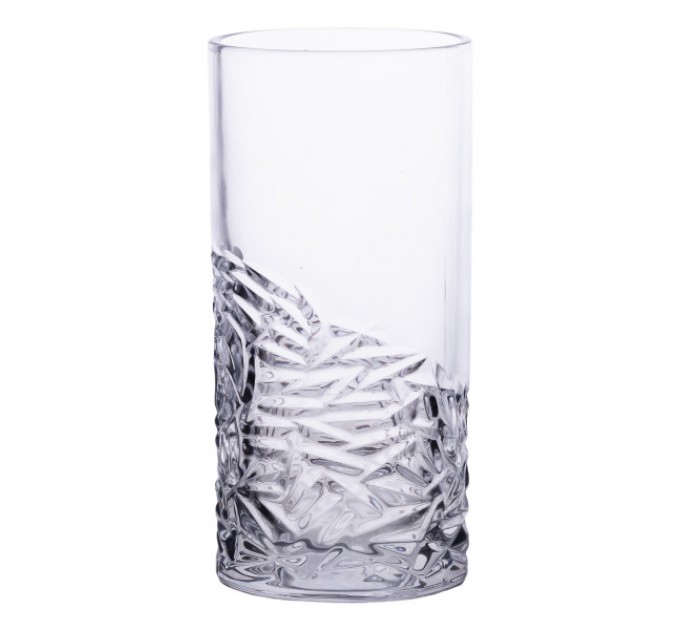 Ваза декоративна Novare 25 см із товстого скла