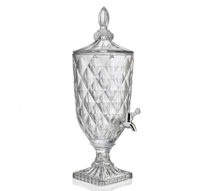 Лимонадниця з краном Crystal 3л на ніжці