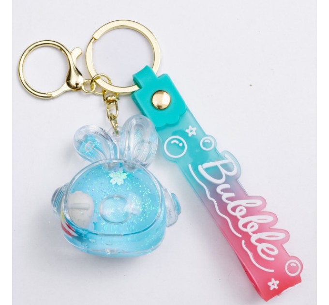 Брелок для ключів Bubble 5*5,5 см, блакитний