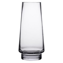 Ваза для квітів Bohemia скляна 30 см, прозорий