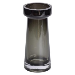 Ваза декоративна скляна Moluna 20 см, чорний Ваза декоративна скляна Moluna 20 см, чорний