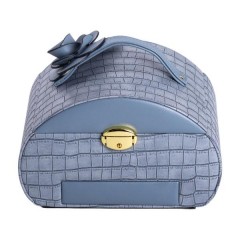 Кейс-органайзер для прикрас із защіпкою 24х17х18 см, синій