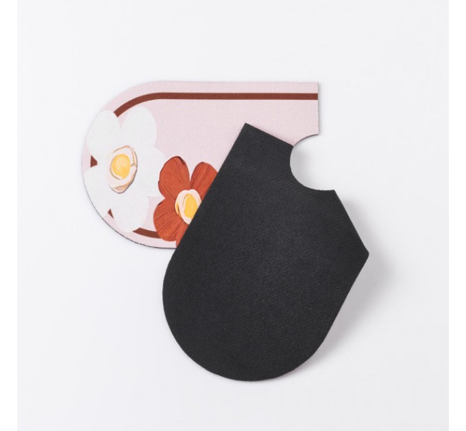 Килимок під змішувач Flower вологовбираючий 37,5*13 см, бежевий