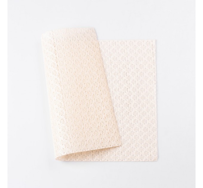 Килимок для сервірування столу Texture 45*30 см, бежевий