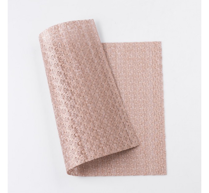Килимок для сервірування столу Texture 45*30 см, какао