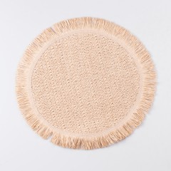 Килимок для сервірування столу Fringe 38 см, бежевий
