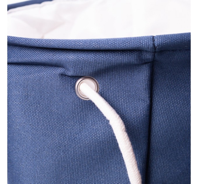 Кошик для дитячих іграшок текстильний 47 см, синій