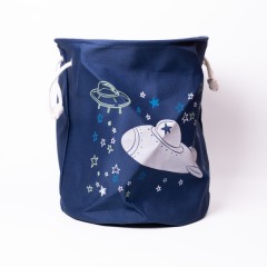 Кошик для дитячих іграшок текстильний 47 см, синій