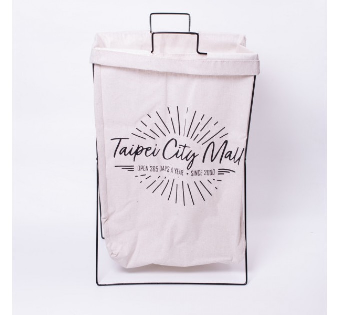 Кошик для білизни 36*28*58 см з металевим каркасом