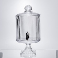 Лимонадниця з краном скляна 4.5 л на ніжці