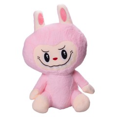 Labubu велика м'яка іграшка-сюрприз, рожевий