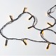 Гірлянда Нитка 220 LED 22 м чорна, жовтий