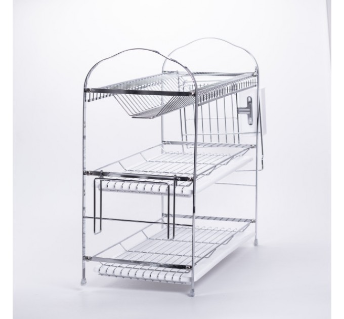 Сушарка для посуду триярусна 55*27*14 см
