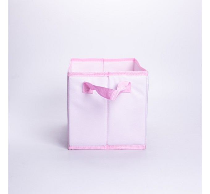 Органайзер текстильний для зберігання іграшок 30*20*20 см, рожевий