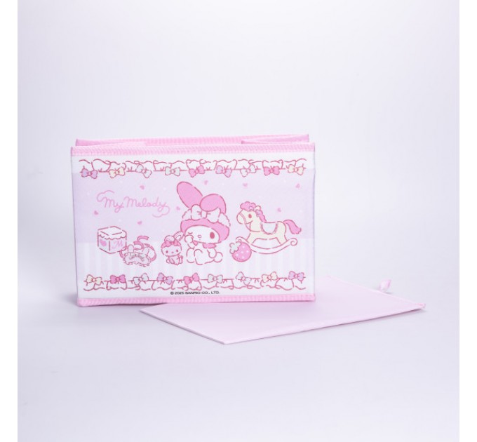 Органайзер текстильний для зберігання іграшок 30*20*20 см, рожевий