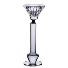 Підсвічник скляний Crystal lotus декоративний 19.5 см