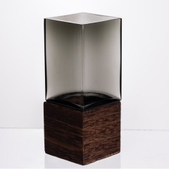 Ваза для квітів та декору Smart Wood 650 мл