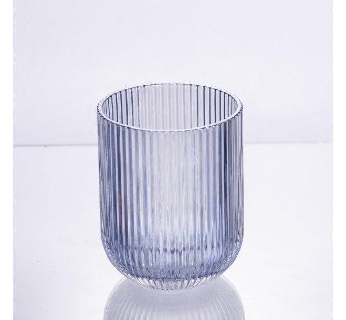 Набор стаканов для напитков 6 штук по 250 мл из толстого стекла.