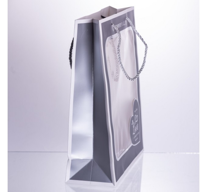 Подарунковий пакет Love 26*10*32 см 12 штук в упаковці