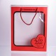 Подарунковий пакет Love 26*10*32 см 12 штук в упаковці