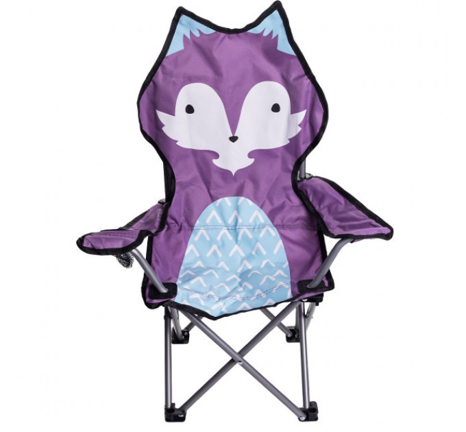 Дитяче крісло туристичне складане 34*58*65 см, фіолетовий з блакитним
