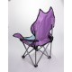 Дитяче крісло туристичне складане 34*58*65 см, фіолетовий з блакитним