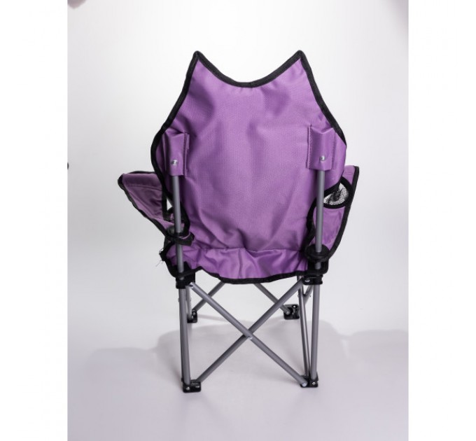 Дитяче крісло туристичне складане 34*58*65 см, фіолетовий з блакитним