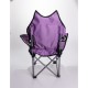 Дитяче крісло туристичне складане 34*58*65 см, фіолетовий з блакитним