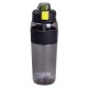 Пляшка для води Sports 800 мл з трубочкою, чорний