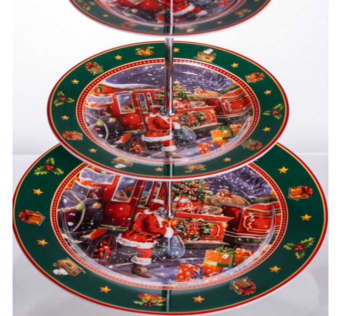 Етажерка для фруктів та десертів Santa порцелянова 34 см