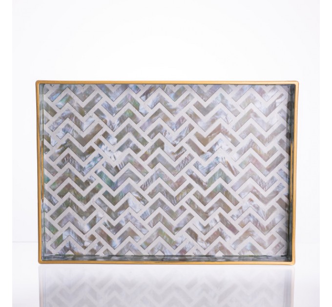 Набор декоративных подносов Mosaic пластиковых 2шт.