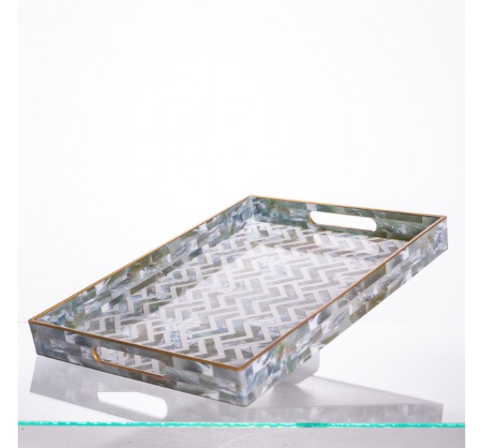 Набор декоративных подносов Mosaic пластиковых 2шт.