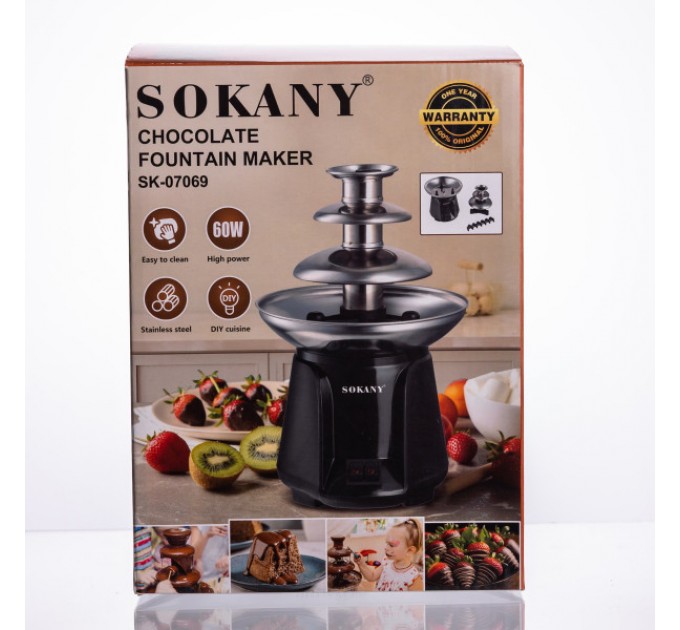 Шоколадный фонтан SOKANY SK-07069 60 Вт