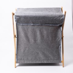 Кошик для білизни 52*30*60 см з бамбуковим каркасом