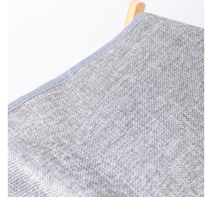 Кошик для білизни 52*30*60 см з бамбуковим каркасом