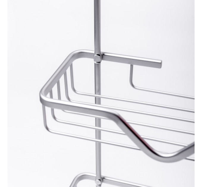 Полка для ванной комнаты трехъярусная подвесная 25*12*65 см