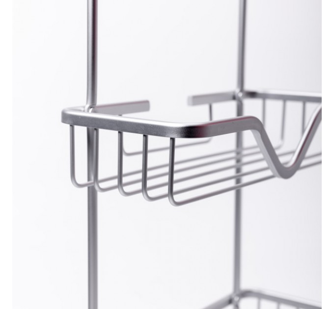 Полка для ванной комнаты трехъярусная подвесная 25*12*65 см