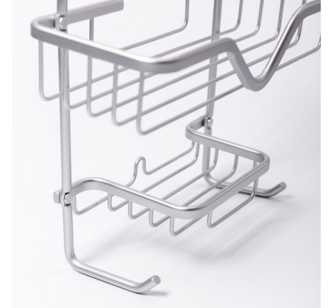 Полка для ванной комнаты трехъярусная подвесная 25*12*65 см