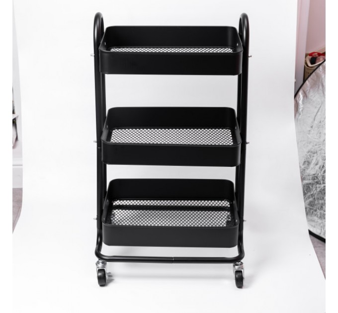 Тележка-органайзер на колесиках трехъярусная