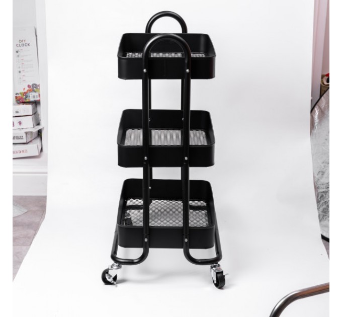 Тележка-органайзер на колесиках трехъярусная