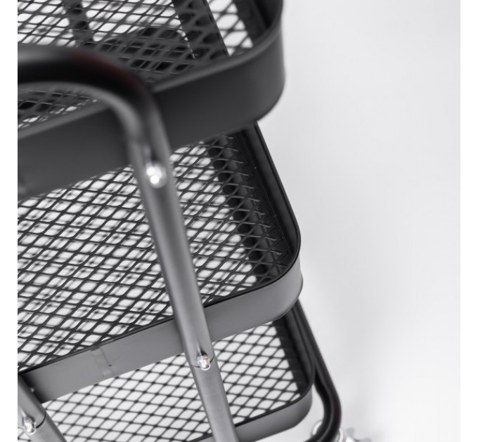 Тележка-органайзер на колесиках трехъярусная