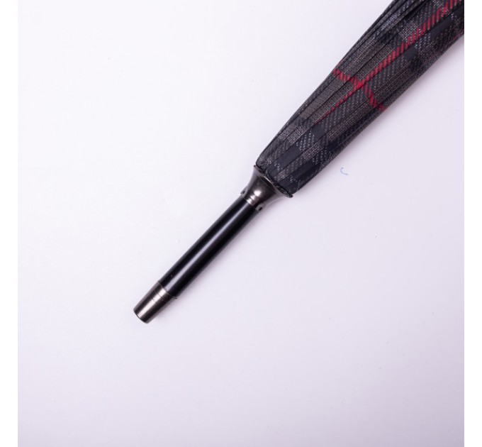 Парасоля тростина напівавтомат складна 117 см, сірий